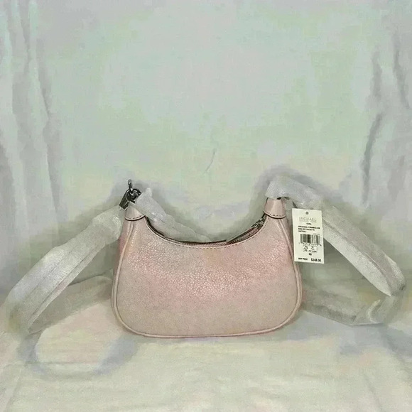 NWT Michael Kors Cora Extra-Small Pebbled Leather Shoulder Bag Crossbody - Picture 2 of 2